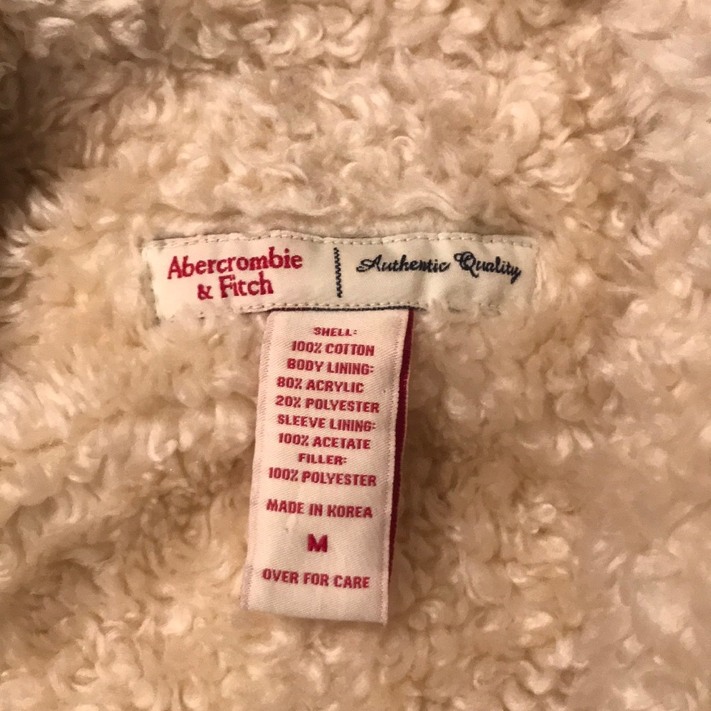 Abercrombie And Fitch Sherpa Lined Jacket - image 4